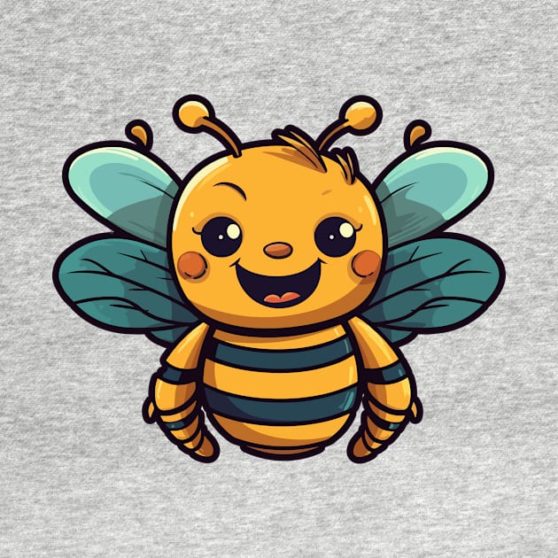 Bee happy by JORDYGRAPH